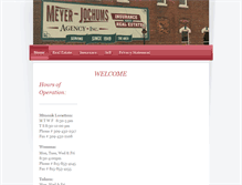 Tablet Screenshot of meyerjochums.com